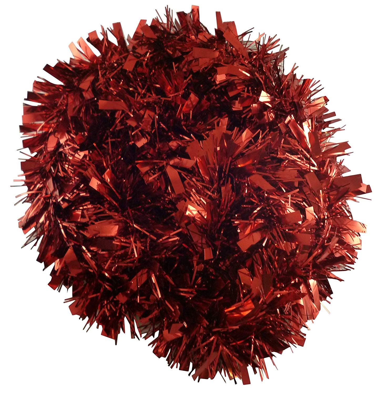 Red Tinsel Tree Decoration 1.8M