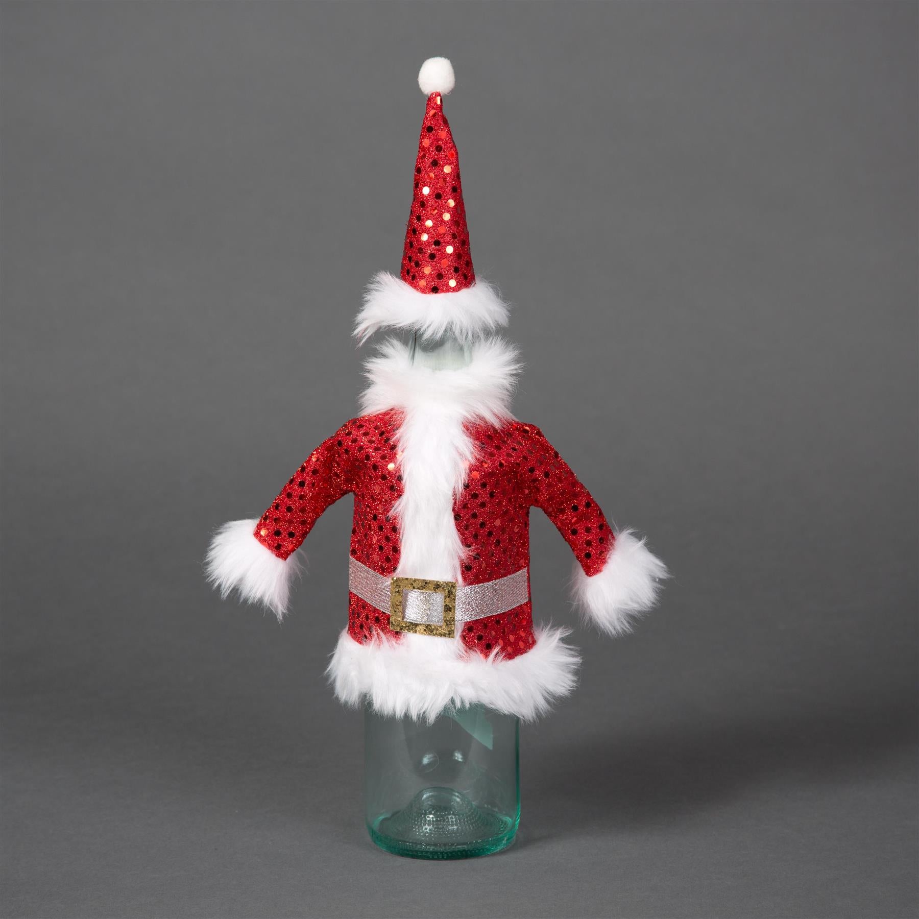 Christmas Bottle Cover Gentleman Christmas Party Decorations