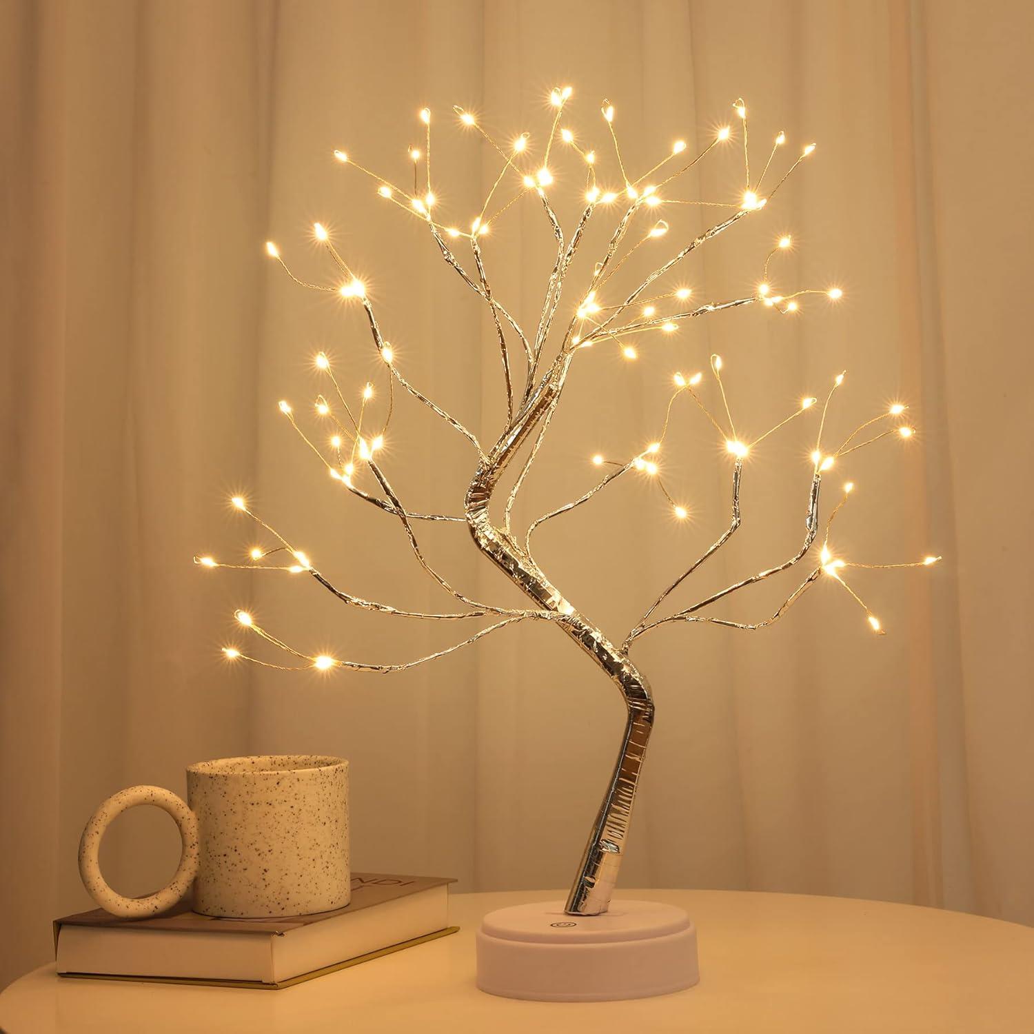 USB Bonsai Tree 108 Leds Ww 50Cm