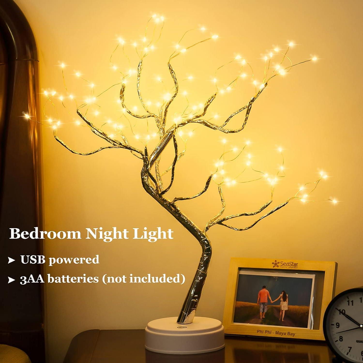 USB Bonsai Tree 108 Leds Ww 50Cm