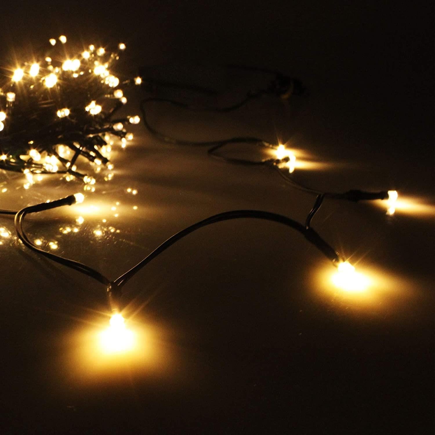 1000 Christmas LED Fairy Light Mains Plug-In Outdoor Garden Xmas Tree Home Decor