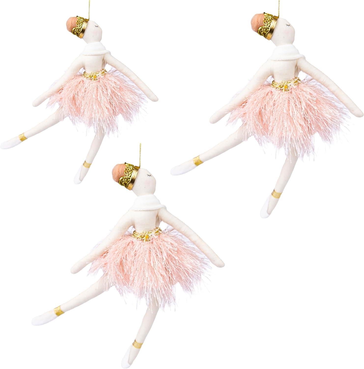 Ballerina Pink 14X20Cm - Christmas Hanging Decoration