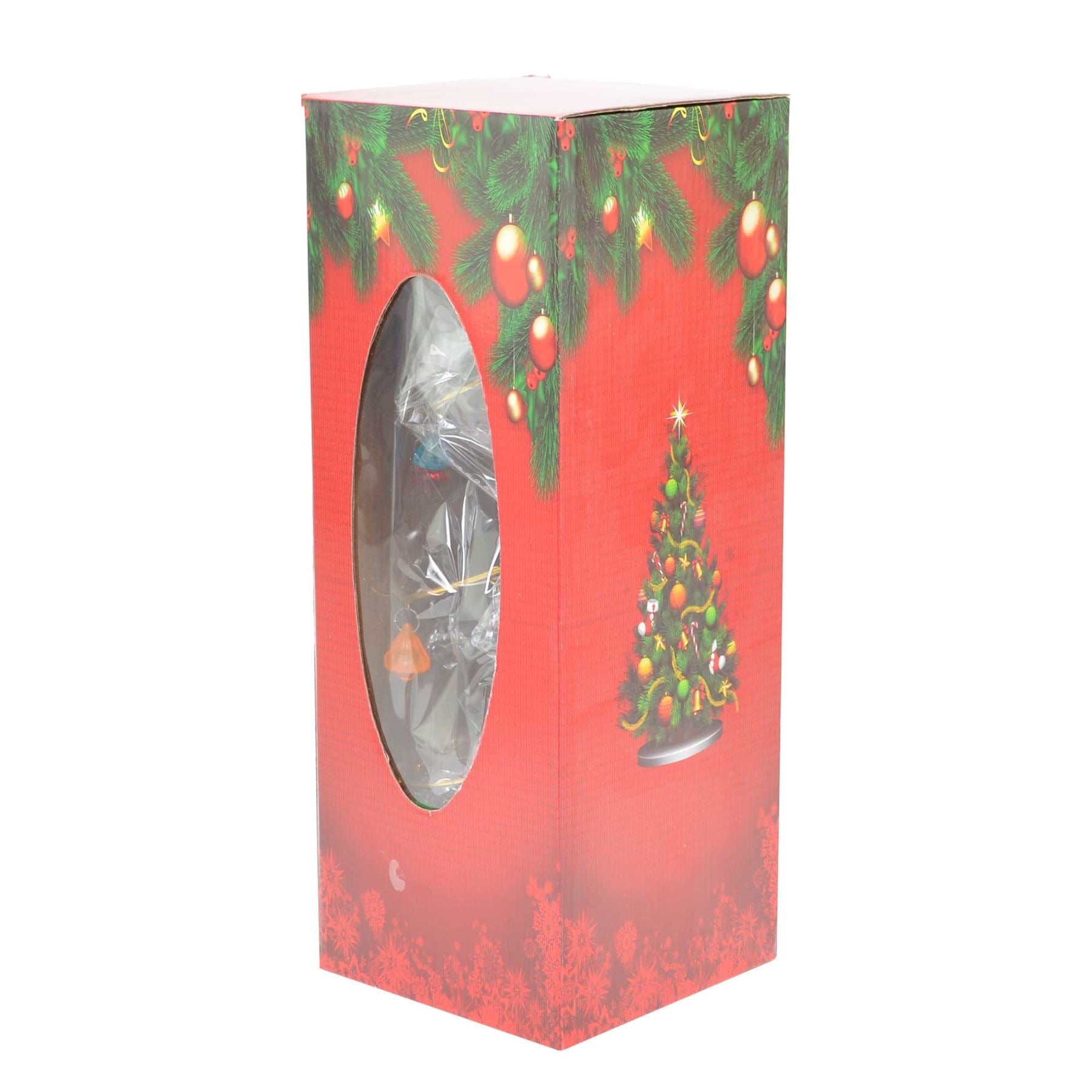 13in Spiral Diamond Tree Christmas Decorations Xmas Novelty