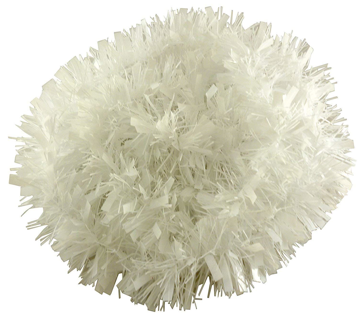 White Tinsel Tree Decoration 1.8M