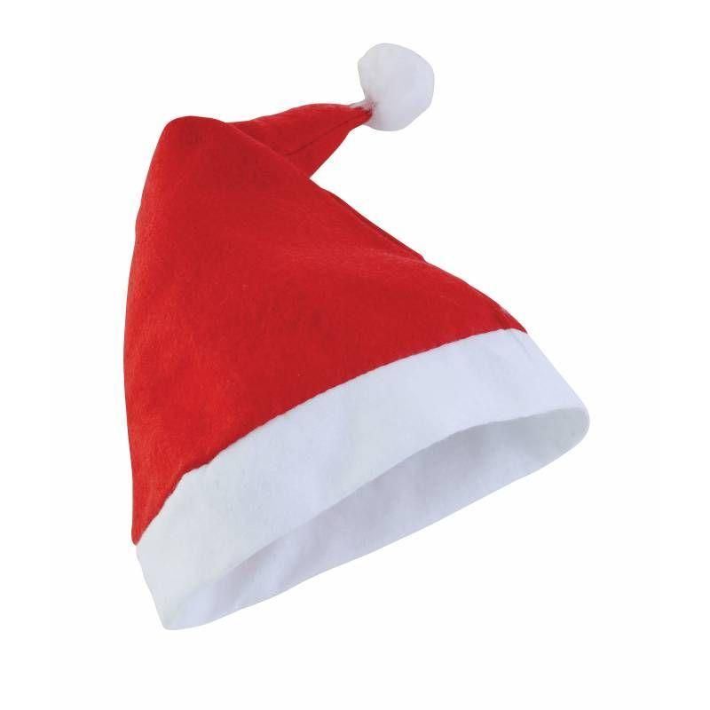4Pcs Christmas Felt Santa Hat Budget Santa Costume Xmas Fancy Dress Fun Party