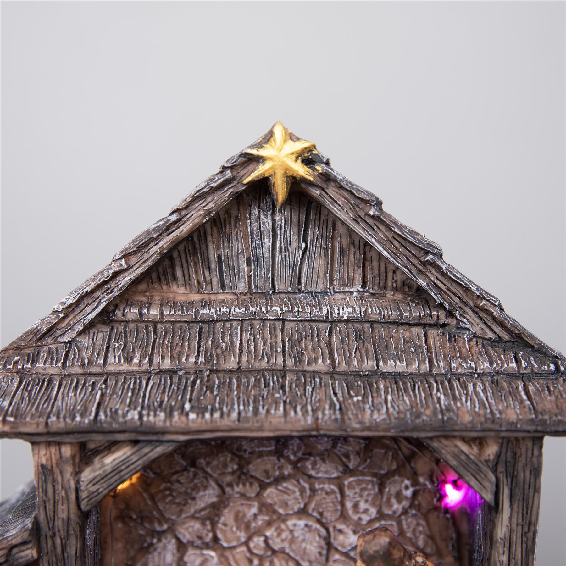 Christmas Led Home Nativity Set Xmas Home Decoration With Lights