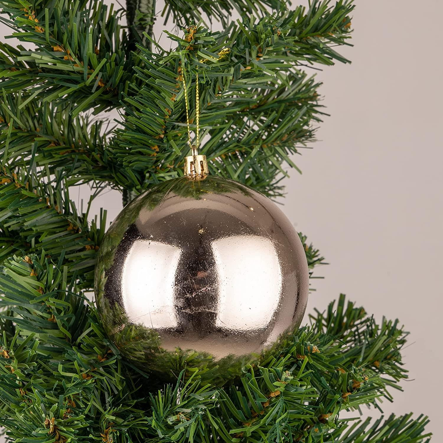 Baubles Champagne 10Cm-3Pcs Set