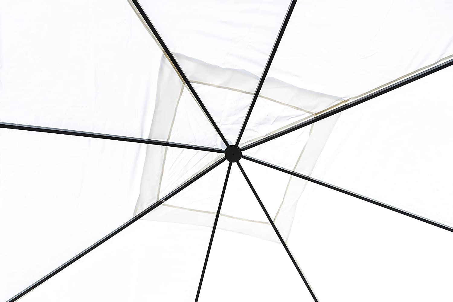 Pop up Bermuda Gazebo Patio Tent 3x3m Heavy Duty Steel Frame Poles Top Roof Portable Waterproof Canopy Shelter Sunshade