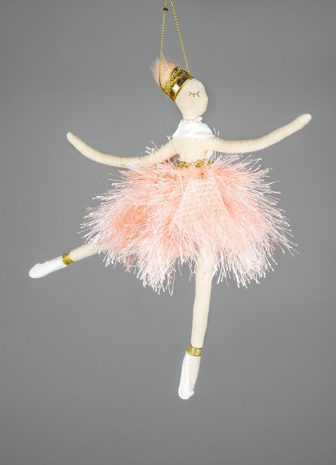 Ballerina Pink 14X20Cm - Christmas Hanging Decoration