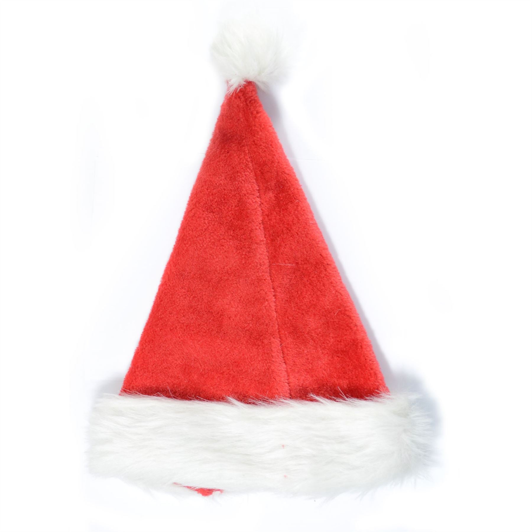 Deluxe Father Christmas Santa Hat Xmas Fancy Dress Accessories Stocking Fillers