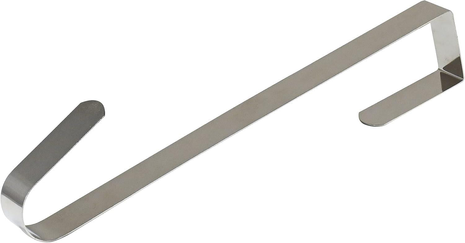 1X Christmas Wreath Hanger Door Hook Silver Metal Holder 30cm Xmas Hanging Decor