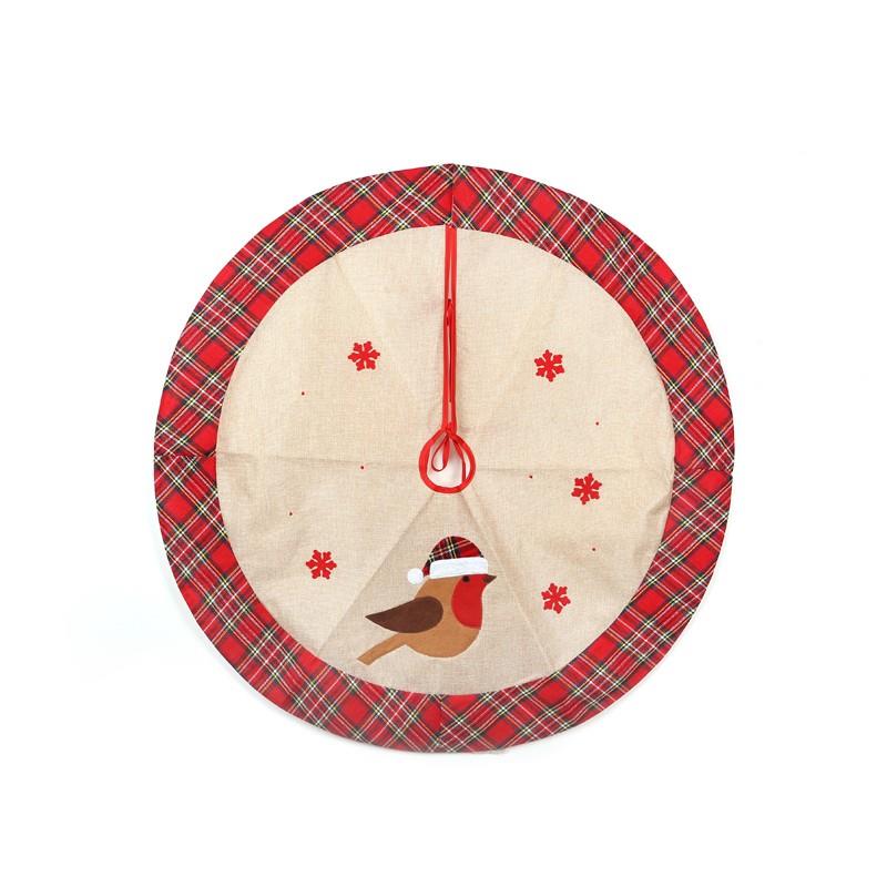 Christmas Tree Skirt Robin 86 Cm