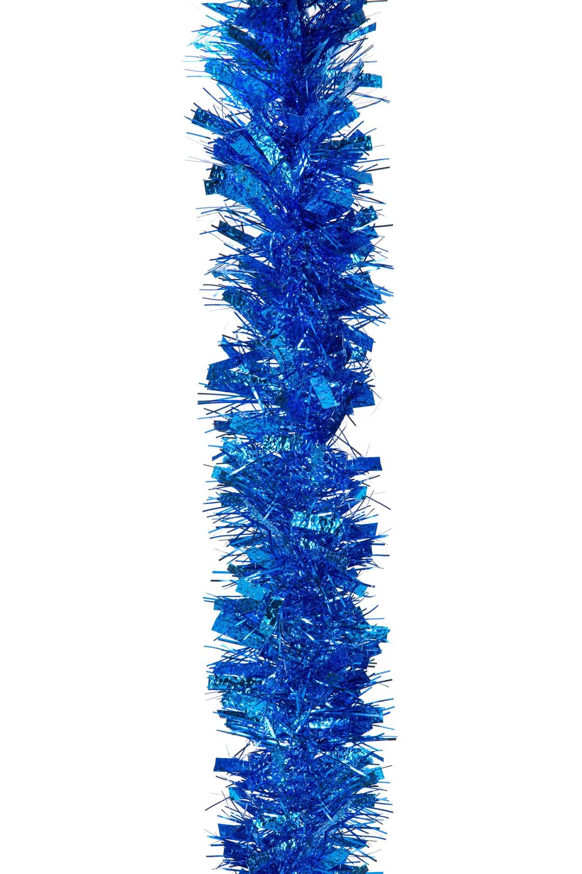 Blue Tinsel Tree Decoration 1.8M