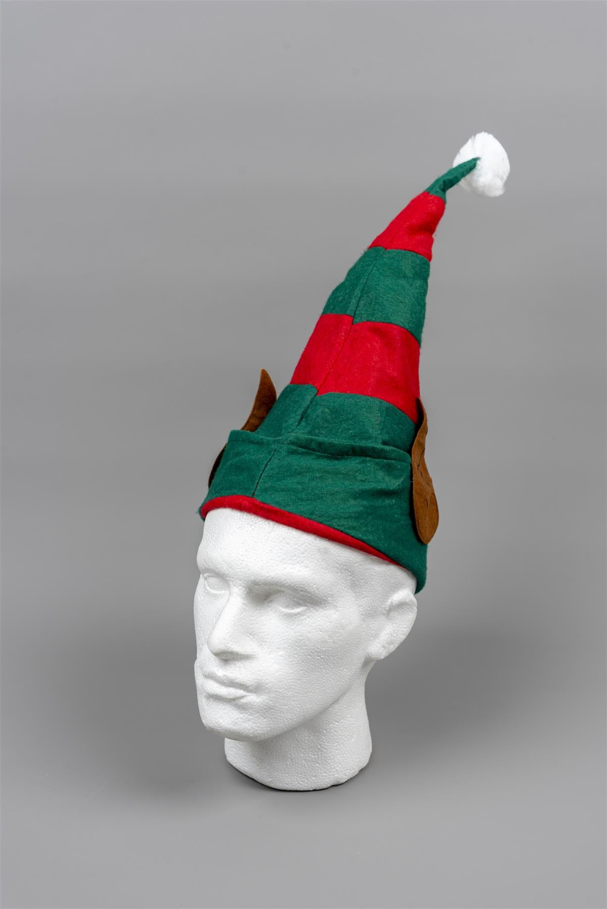 1Pcs Christmas Elf Hat Polyester Xmas Hat Fancy Dress Costume One Size Fun Hat