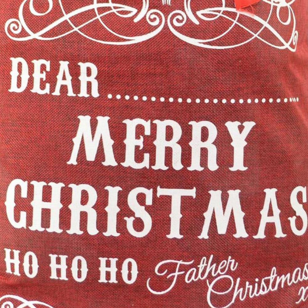 1 Pc Personalised Santa Sack Christmas Stocking Xmas Presents Gifts Bags 72 X 50Cm
