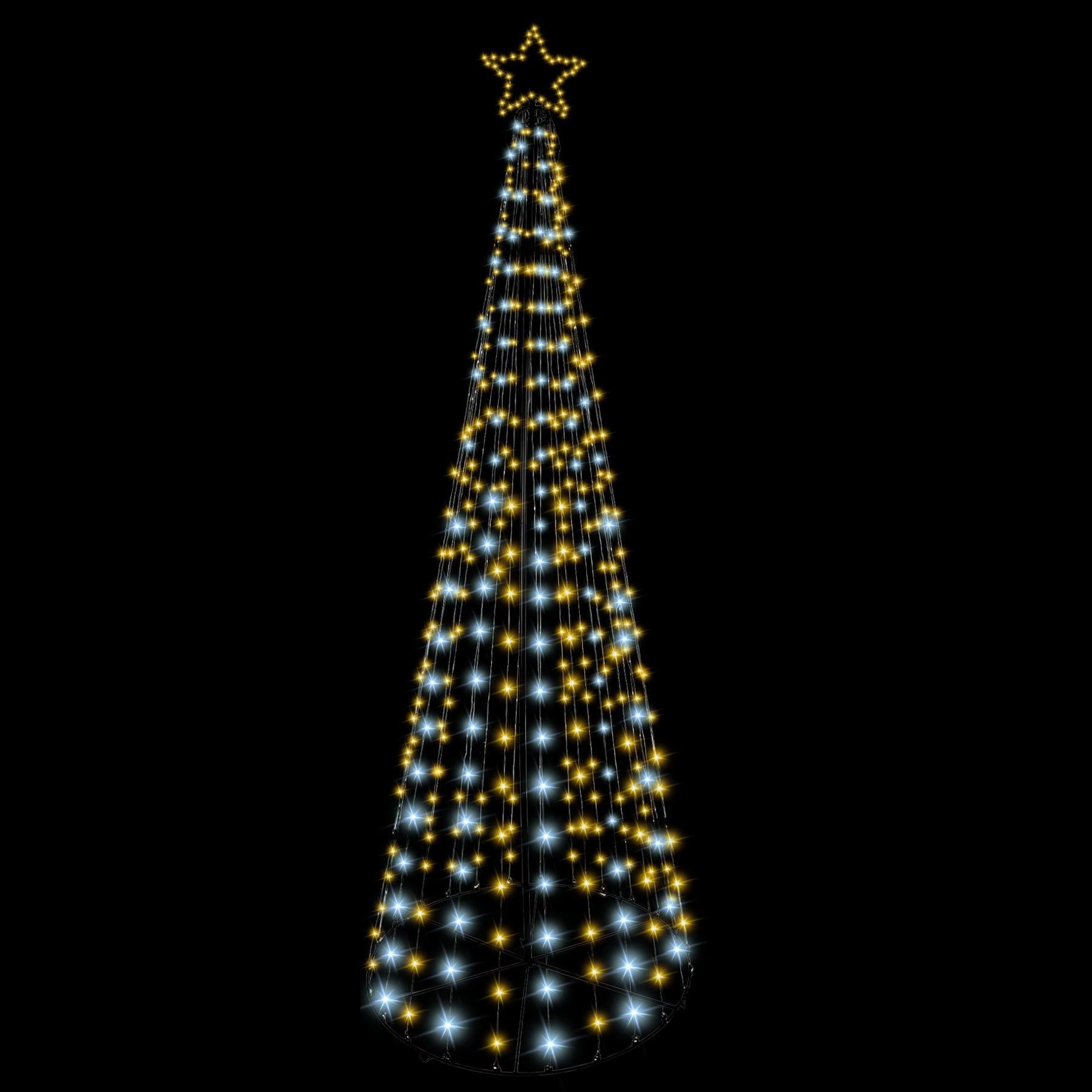 1.4M Outdoor Maypole Christmas Tree Ww+W 200 Leds