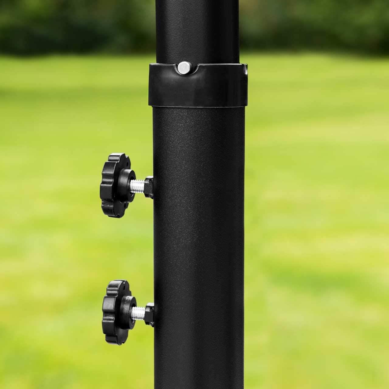 3m Garden Parasol Hanging Cantilever Umbrella Beige