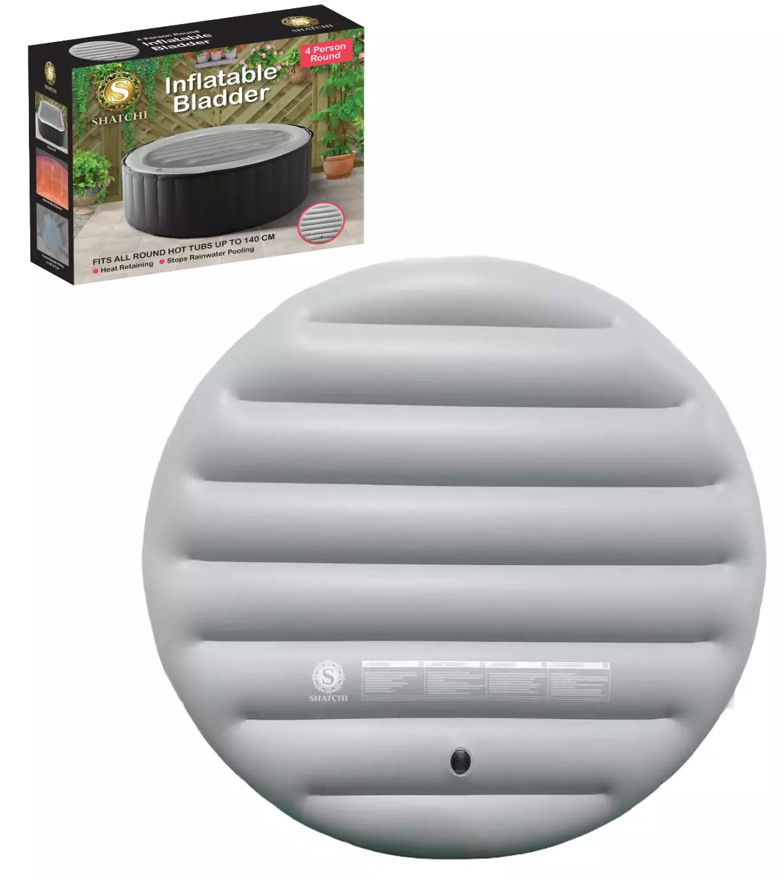 4 Person Round Hot Tub Inflatable Bladder (Up to 140cm)
