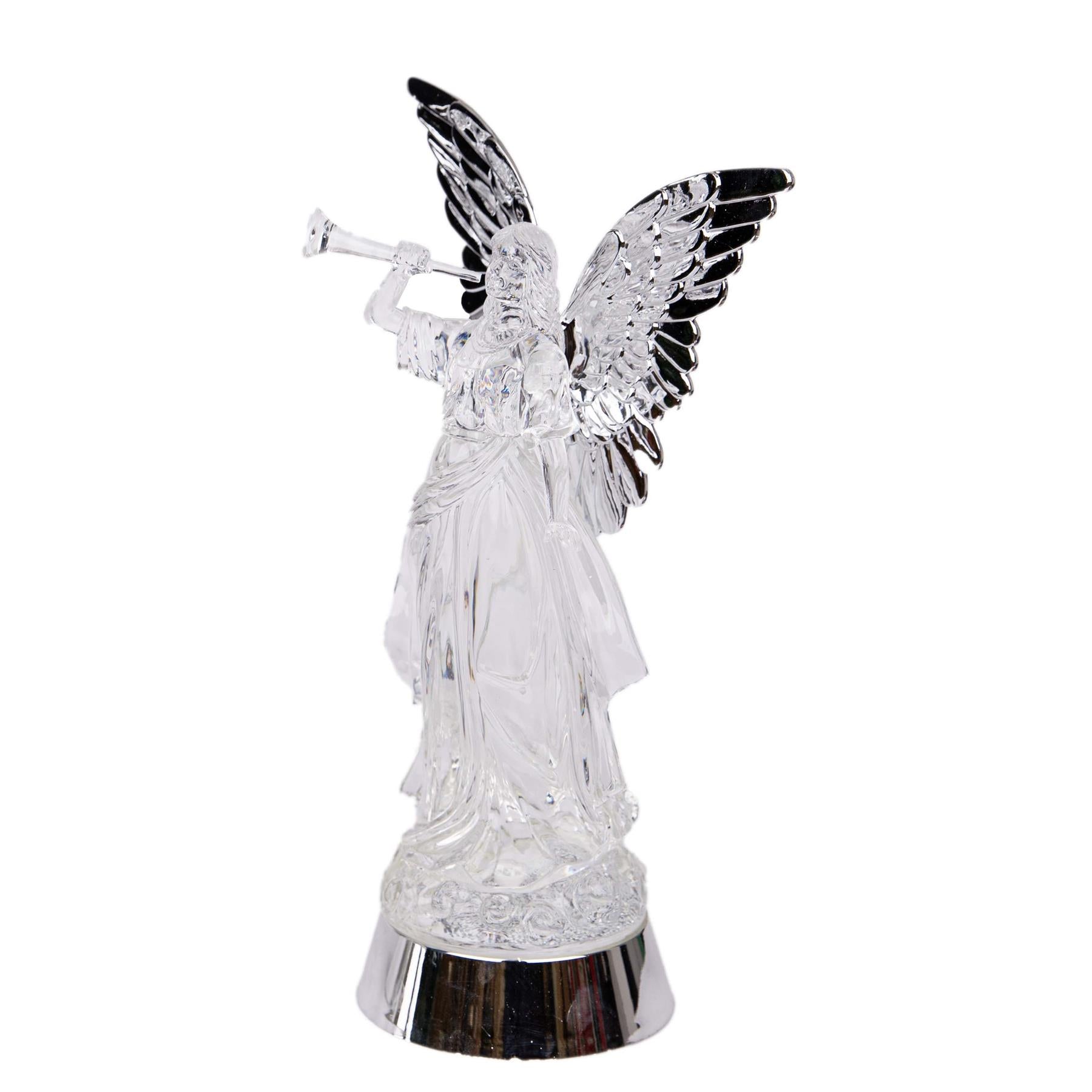 Light Up Ice Angel Water Spinner -12X16X33Cm