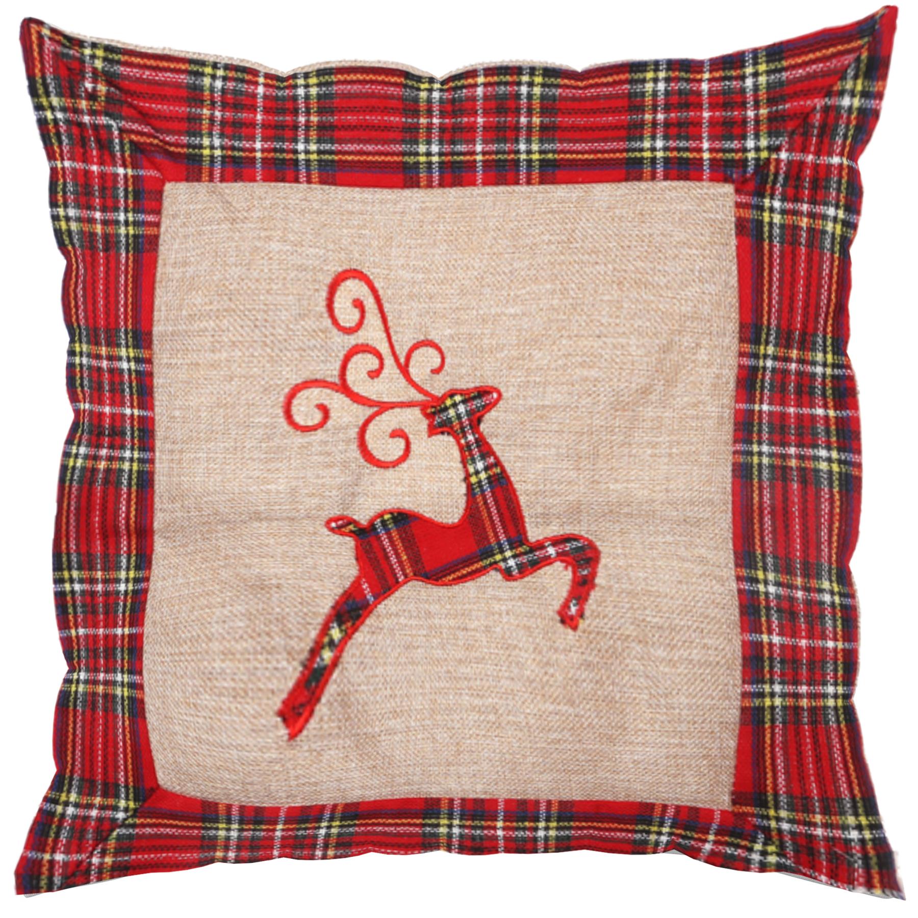 Christmas Pillow Cover Reindeer 40X40Cm