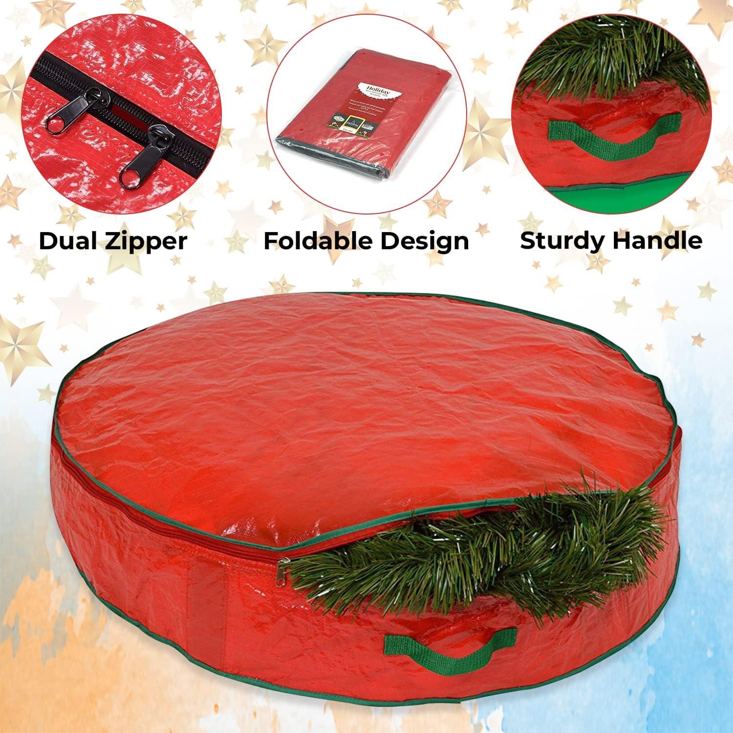 Christmas Wreath/Garland Storage Bag 91 X 21 Cm