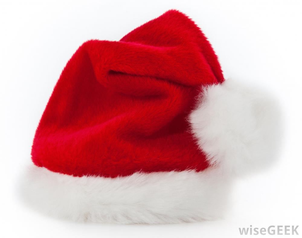 Christmas Santa Hat Glitter Lady Fancy Dress Costume Stocking Filler Accessory