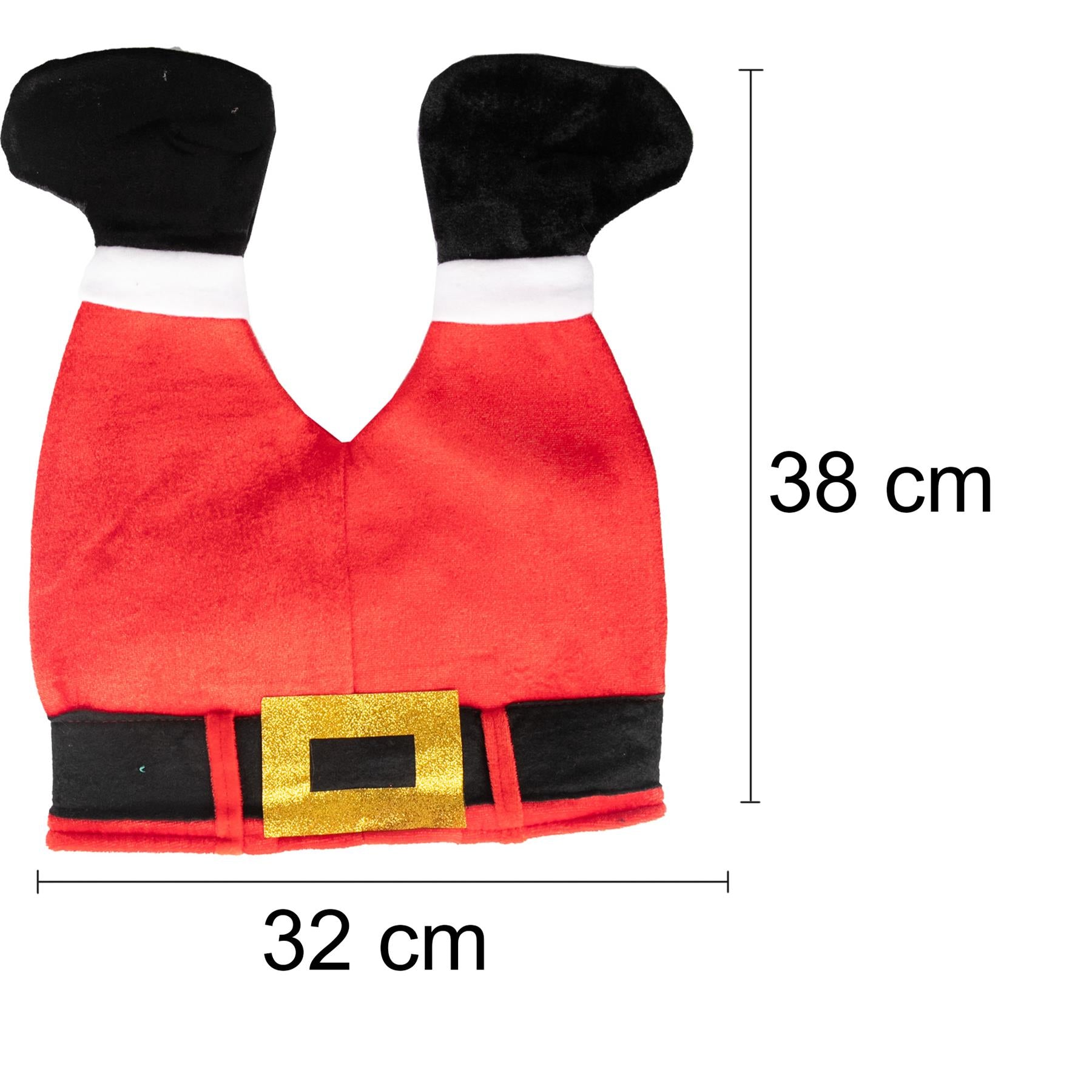 Santa'S Legs Hat - 38Cm