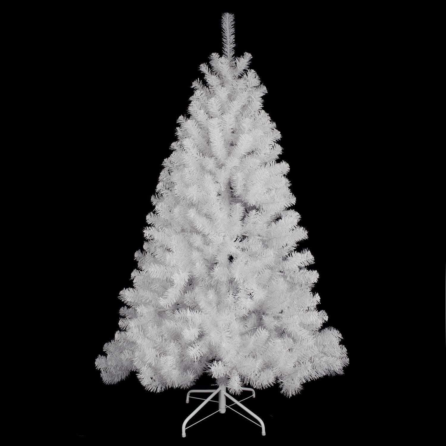 White Christmas Tree Xmas Bushy Pine Artificial Outdoor Xmas Home Decoration 4FT
