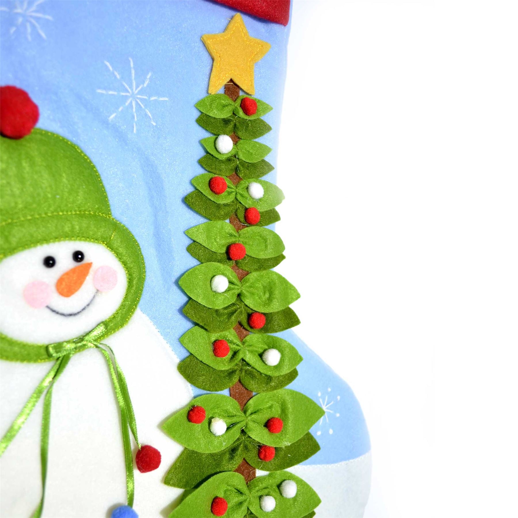 Luxurious Christmas Santa Stocking High Quality Designer 45Cmx20.5Cm