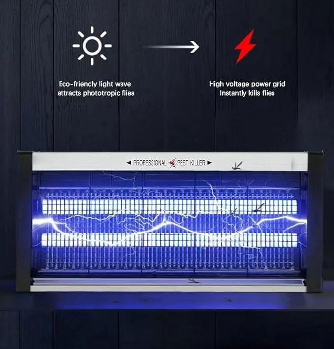 UV Tube Mains Operated Pest Killer 12W 1500V - 26x6x25CM