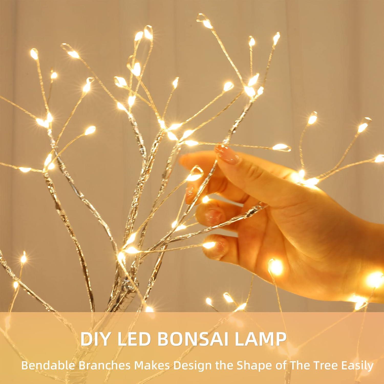 USB Bonsai Tree 108 Leds Ww 50Cm