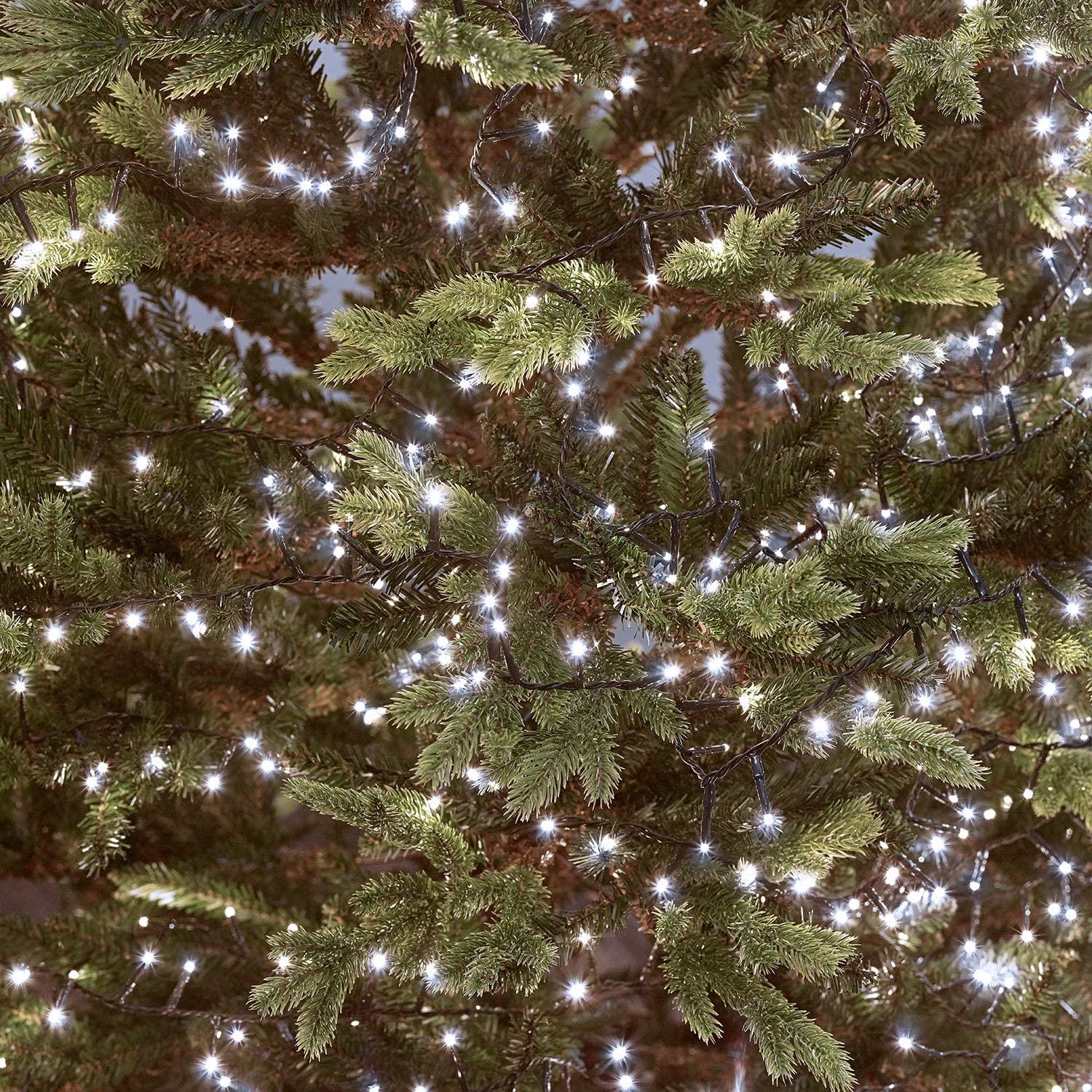 750 LED Compact Christmas Lights Mains String Multifunction Tree Home Xmas Decor