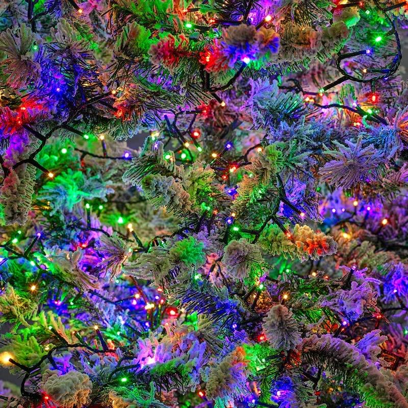 750 LED Compact Christmas Lights Mains String Multifunction Tree Home Xmas Decor