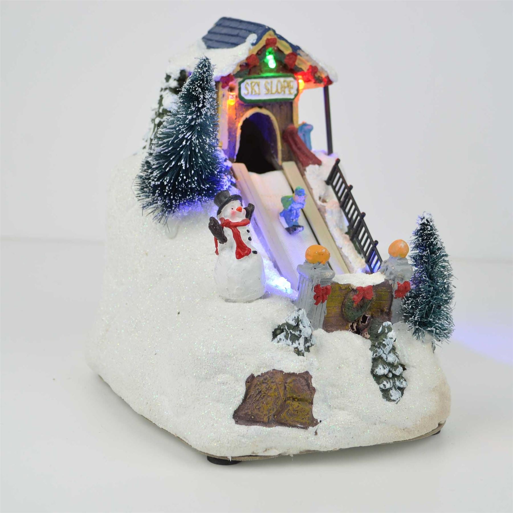 Christmas Led Musical Light Up Sculpture Nativity Set Xmas Home Decorations