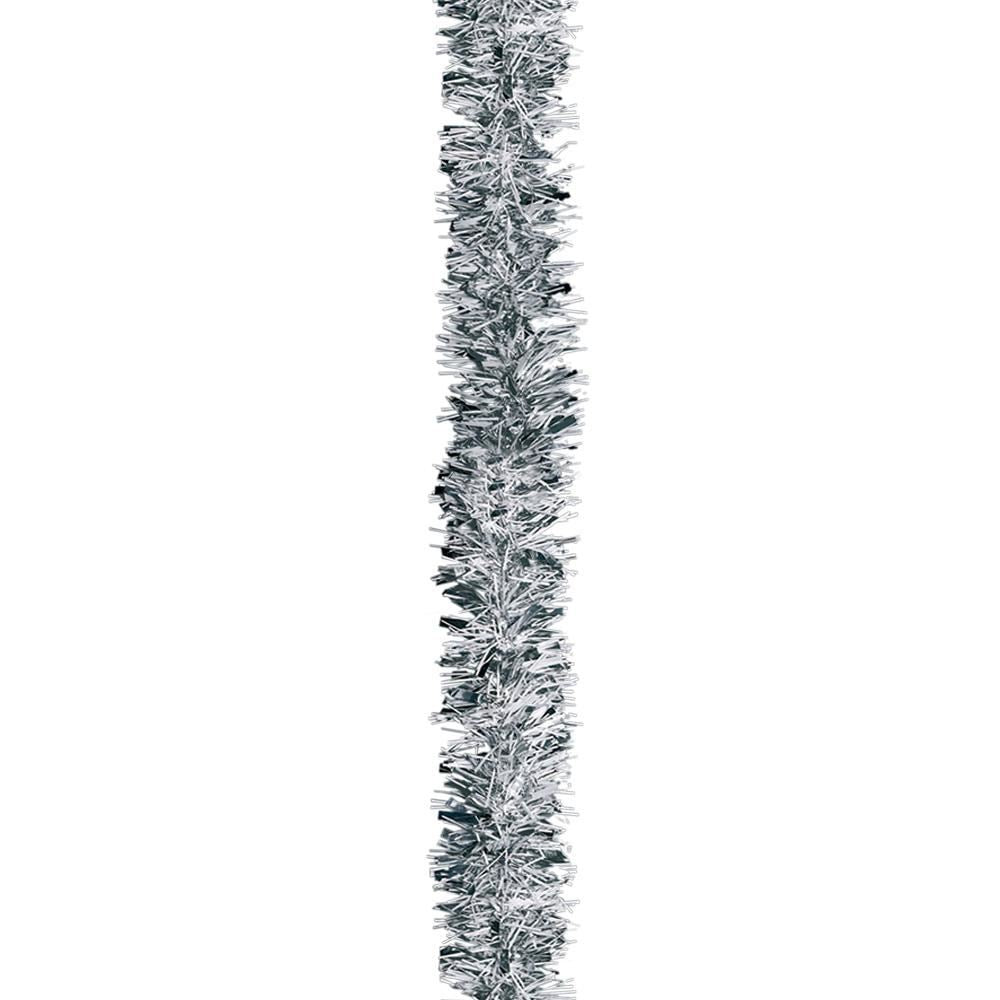 Silver White Tinsel Tree Decoration 1.8M