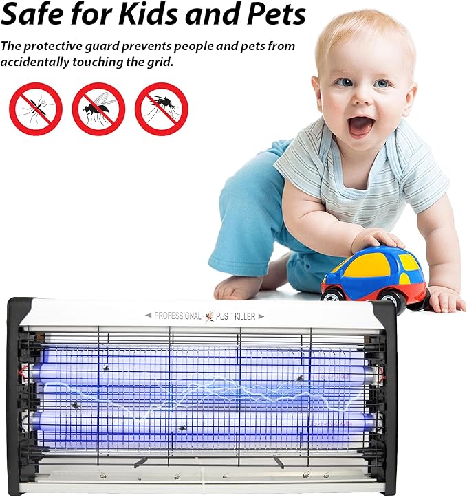 UV Tube Mains Operated Pest Killer 30W 1500V - 48x6x25cm