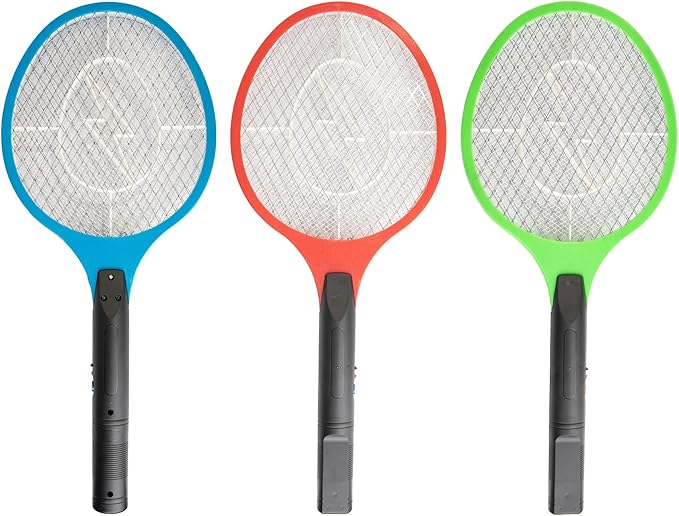 Electric Fly Killer Swatter Racket USB Rechargeable - 49cm X 21 cm