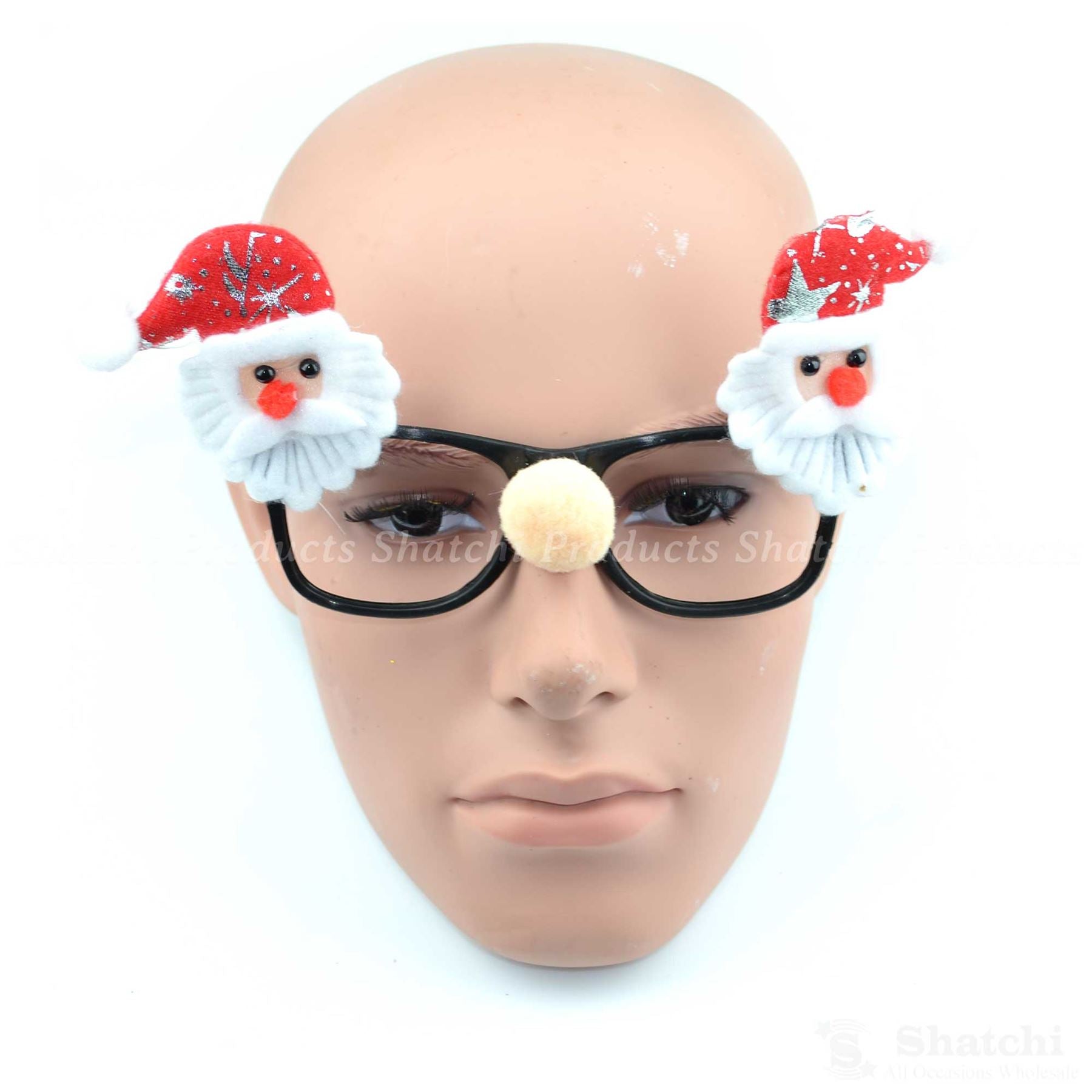 Christmas Glasses Reindeer One Size Specs Fancy Xmas Dress Novelty Sunglasses Party Accessories