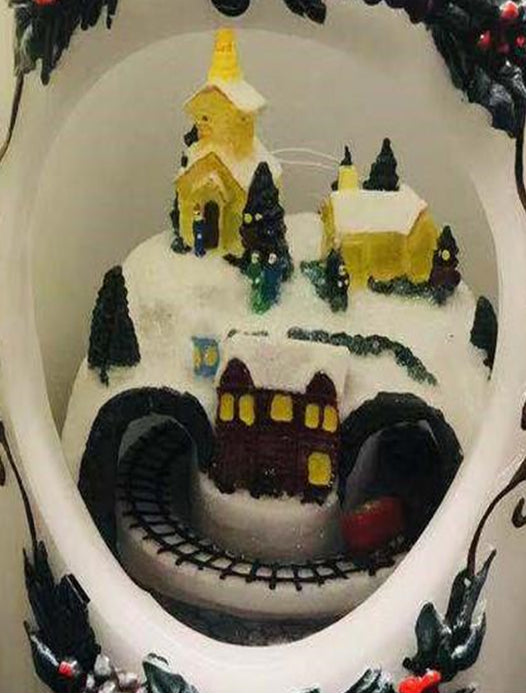 Musical Nativity Christmas Real Wax Candle With Moving Figures Xmas Decorations