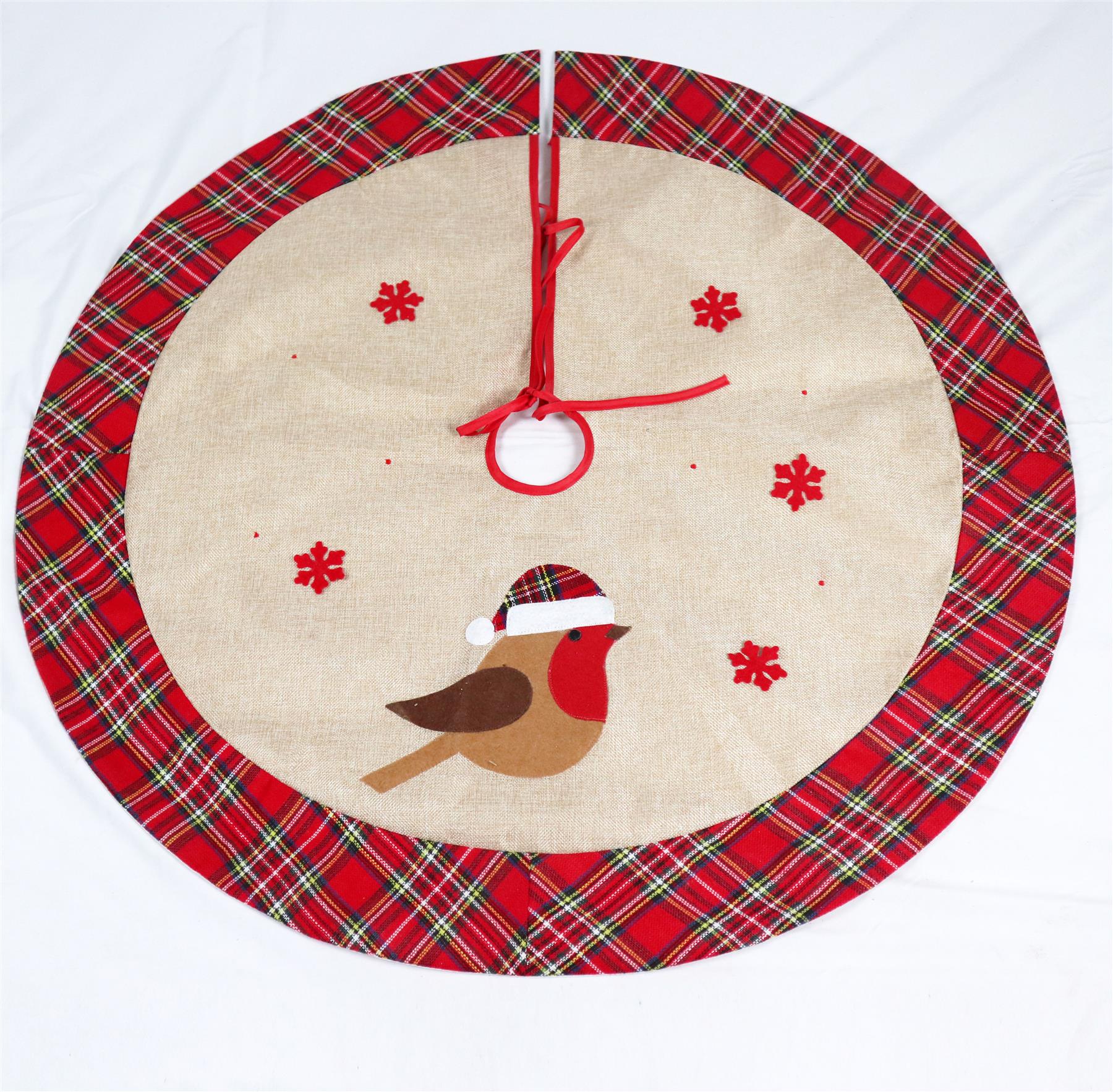 Christmas Tree Skirt Robin 86 Cm