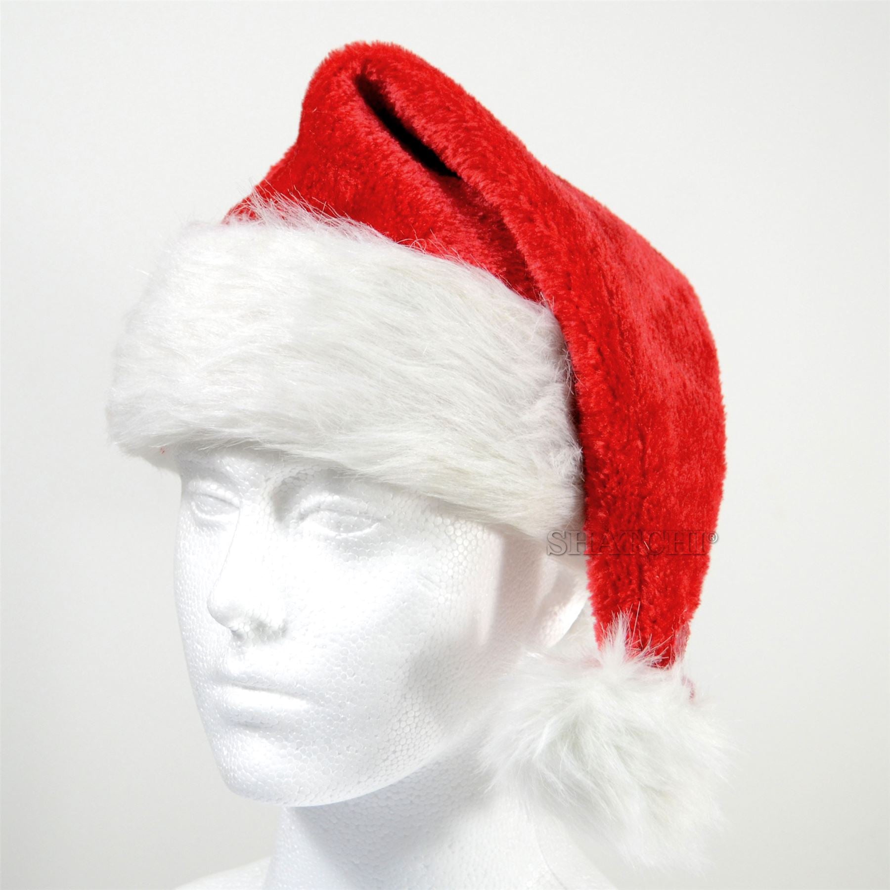 Deluxe Father Christmas Santa Hat Xmas Fancy Dress Accessories Stocking Fillers