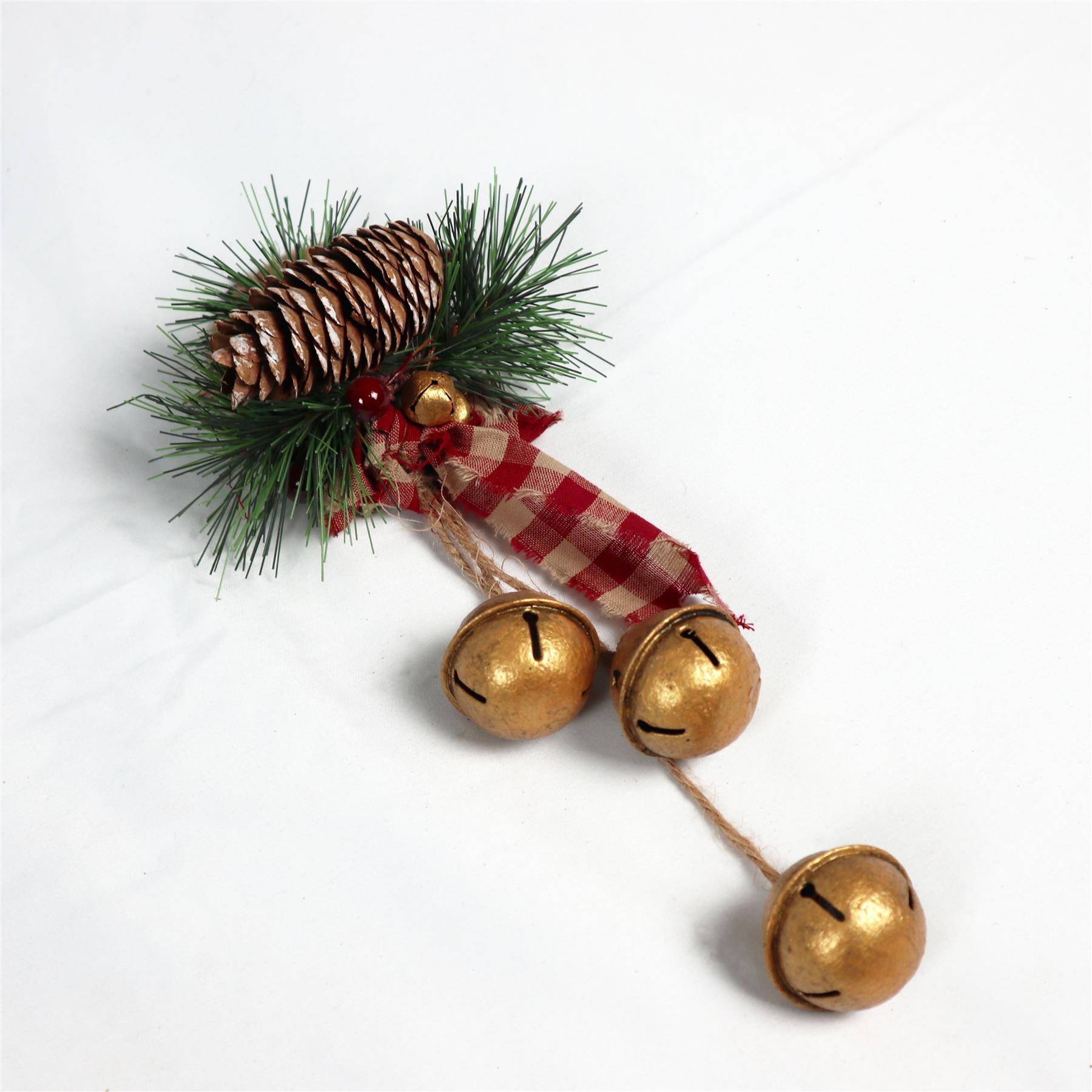 Hanging Decorations With Golden Bells 27 Cm
