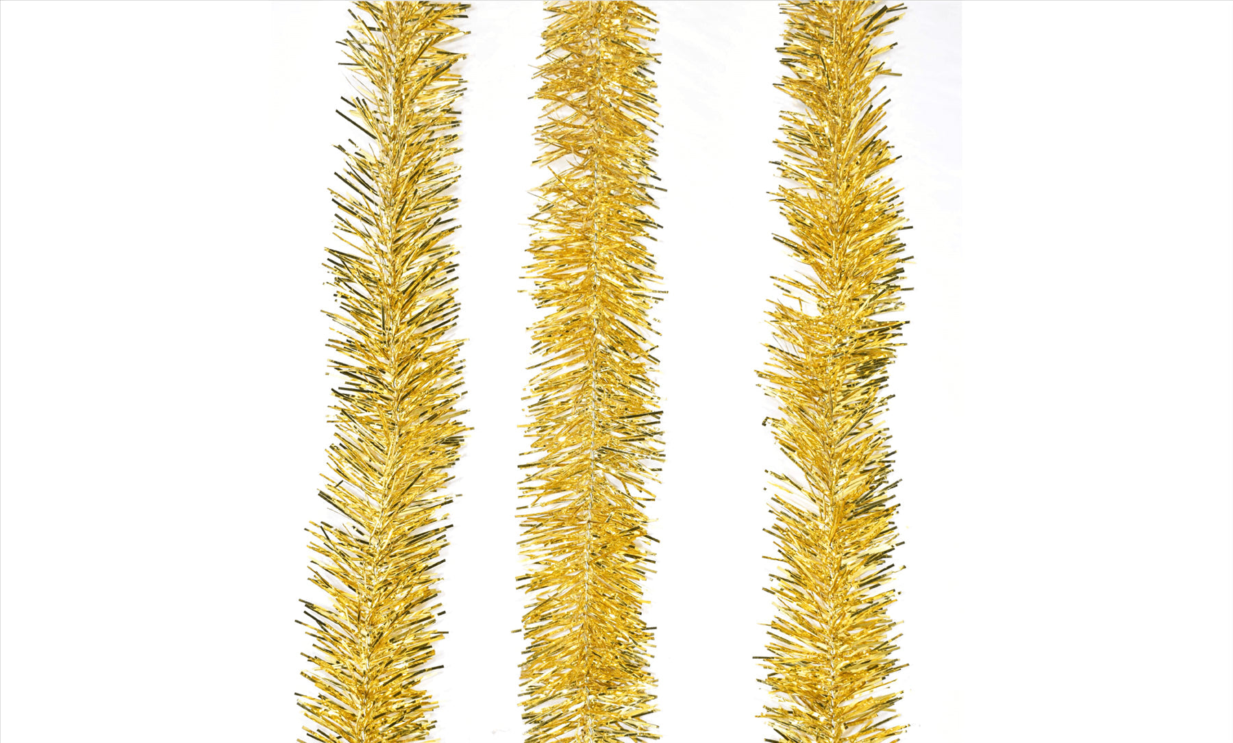 96 x Gold Thick Chunky Luxury Christmas Tree Tinsel Garland Home Xmas Decoration
