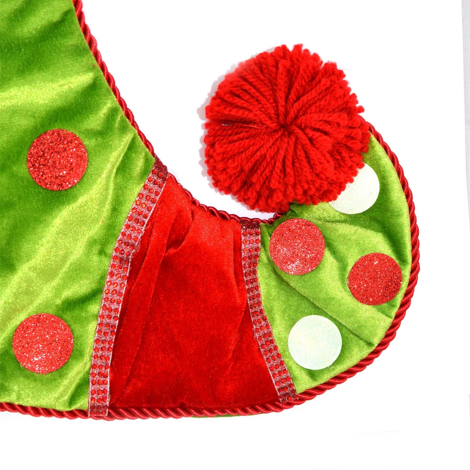 Deluxe High Quality Father Christmas Elf Santa Stocking Sack Sock Gift Bag Uk