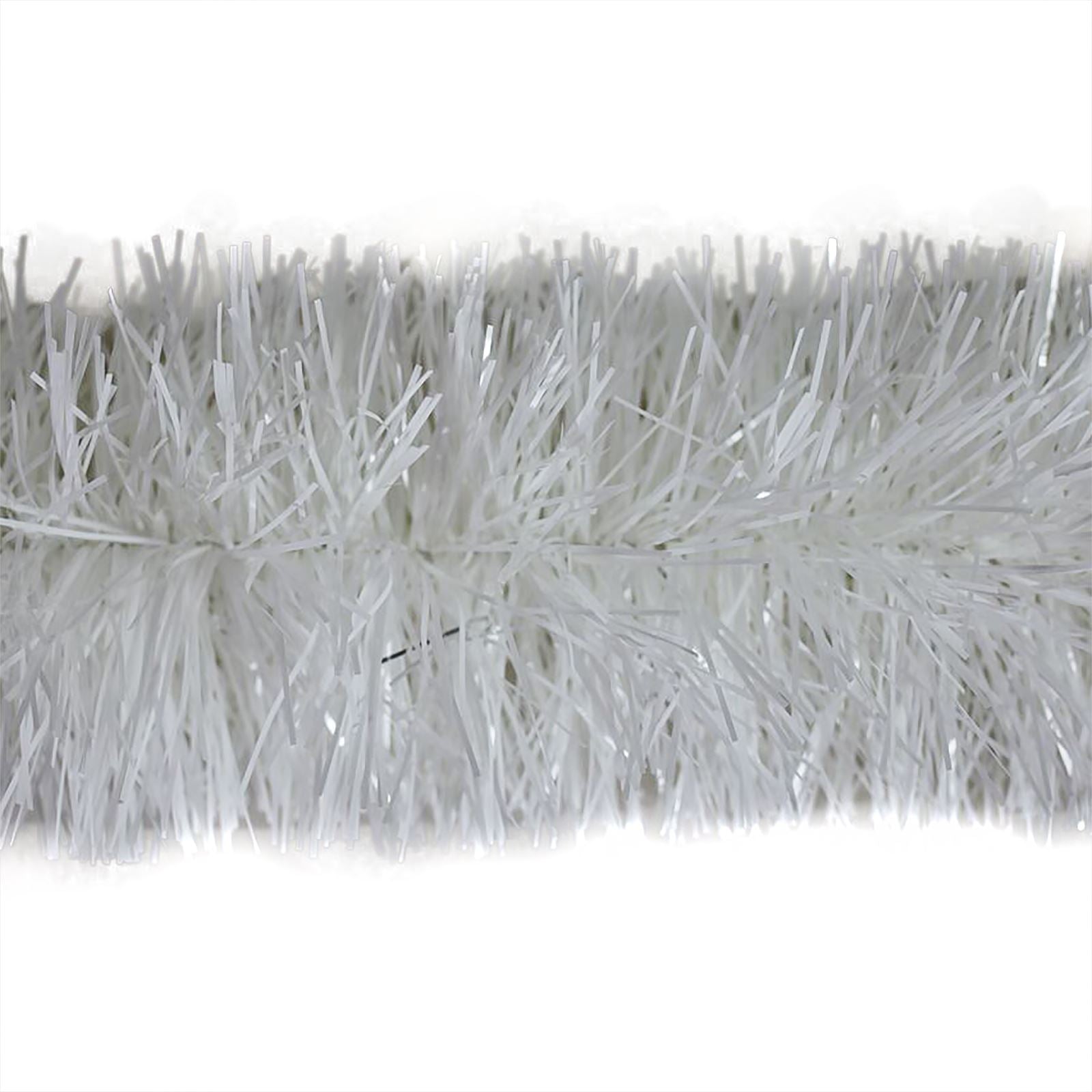 White Tinsel Tree Decoration 1.8M
