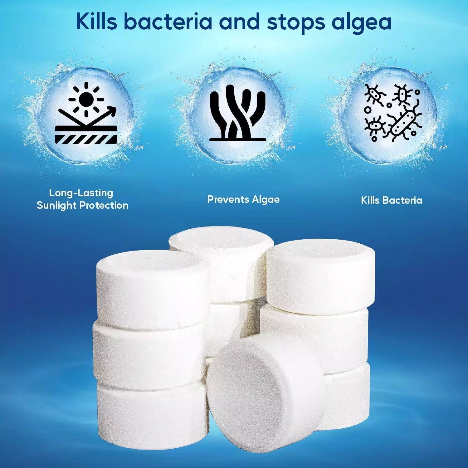 Chlorine Tablets (4 in 1) 2kg (20g Each)