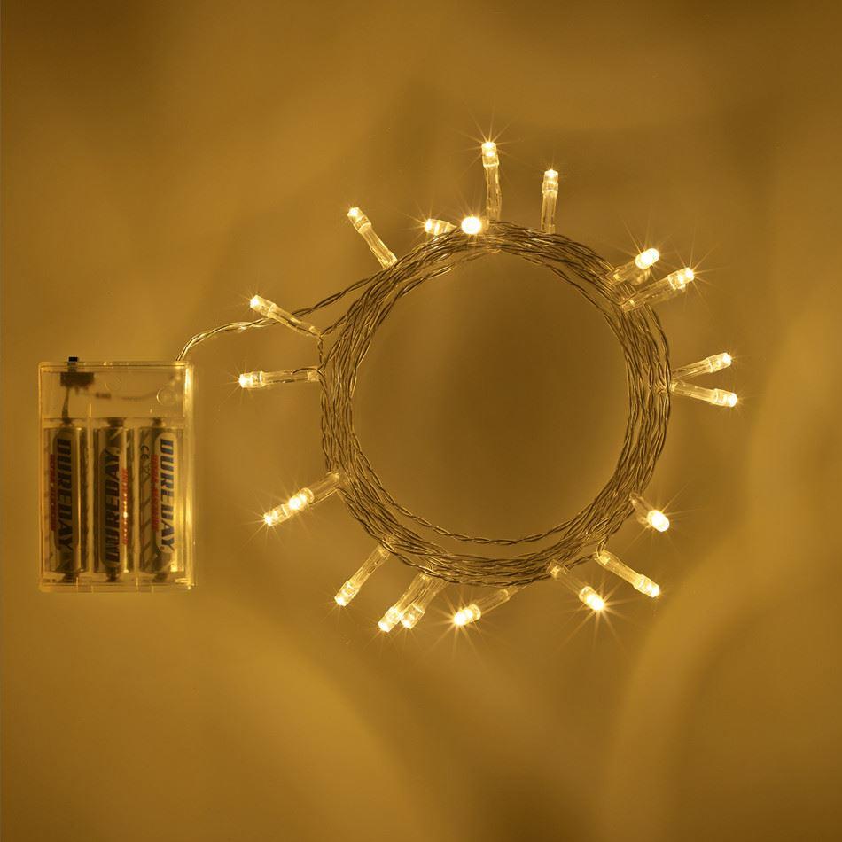 Christmas Fairy Light 40 LED String Battery Operated Indoor Xmas Home Decoration