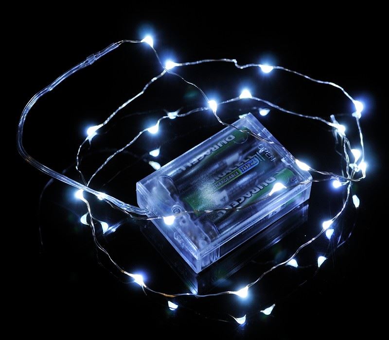Christmas Fairy Lights 100LED Micro Rice Battery Operated Indoor Xmas Home Decor