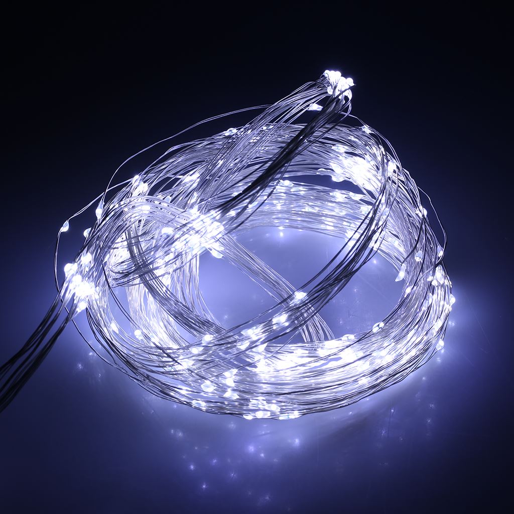 Christmas Fairy Lights 100LED Micro Rice Battery Operated Indoor Xmas Home Decor