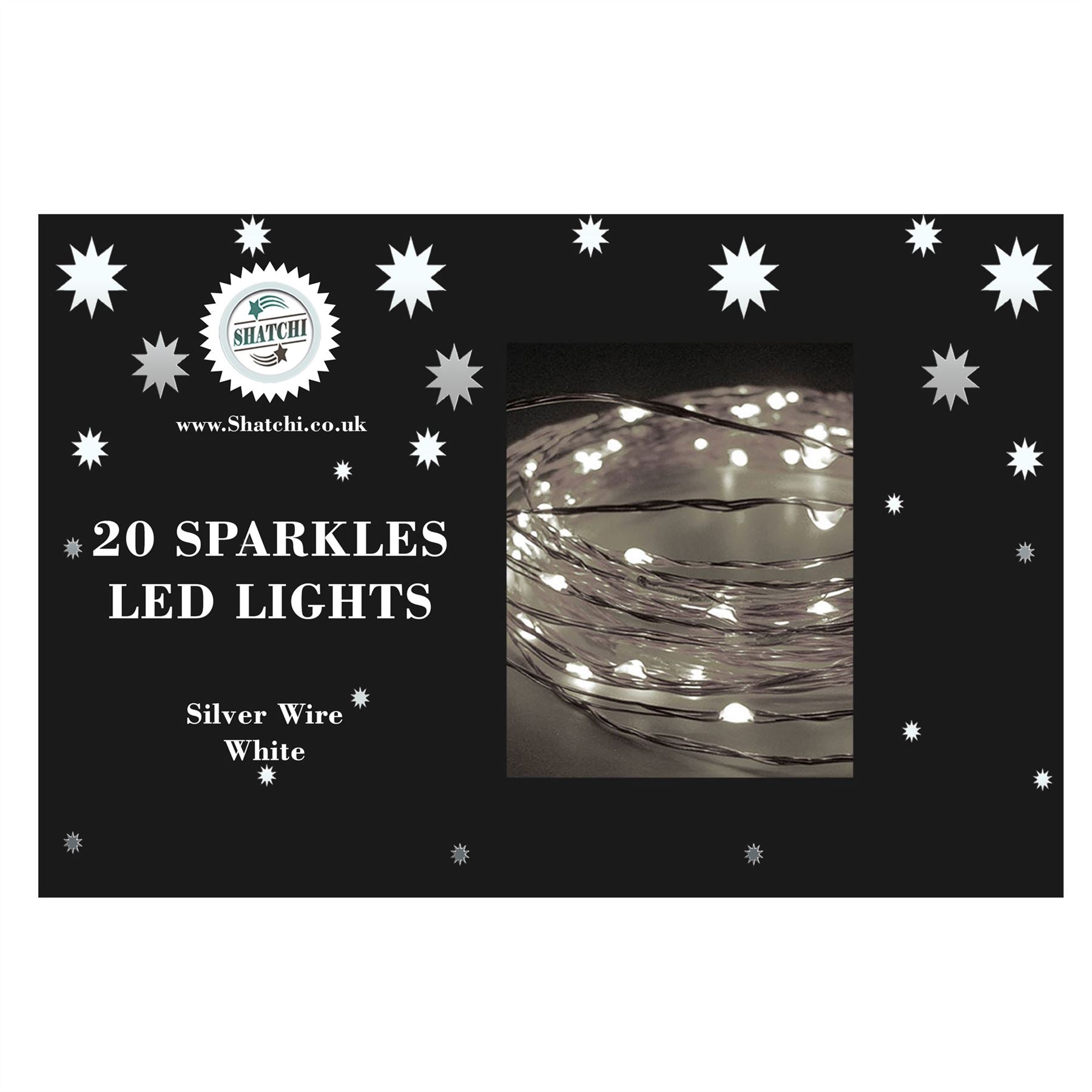 Christmas Fairy Lights 20LED Micro Rice Battery Operated Indoor Xmas Home Decor